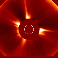 Image of solar wind