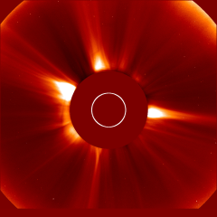 Image of solar wind