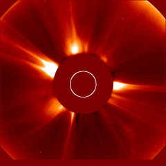 Image of solar wind