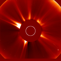 Image of solar wind