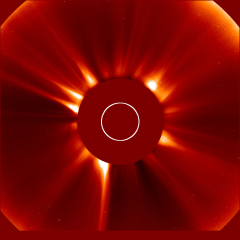 Image of solar wind