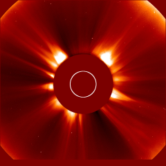 Image of solar wind