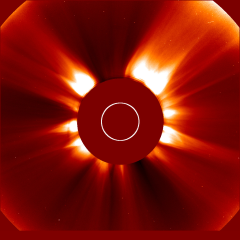 Image of solar wind