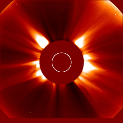 Image of solar wind