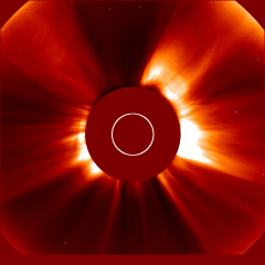 Image of solar wind