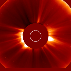 Image of solar wind