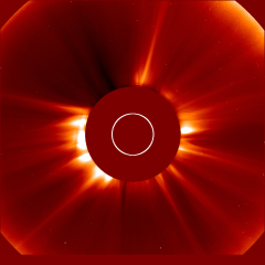 Image of solar wind