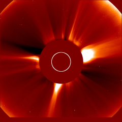 Image of solar wind