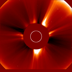 Image of solar wind