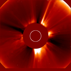 Image of solar wind