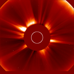 Image of solar wind