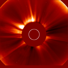 Image of solar wind