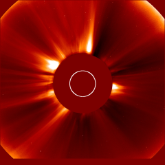 Image of solar wind