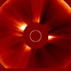 Image of solar wind