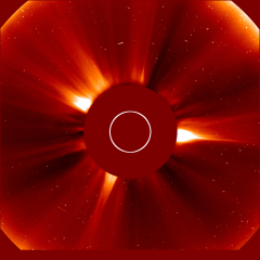 Image of solar wind