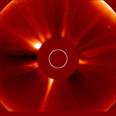 Image of solar wind