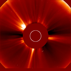 Image of solar wind