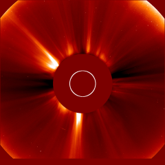 Image of solar wind