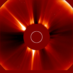 Image of solar wind