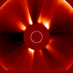 Image of solar wind