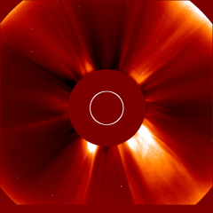 Image of solar wind