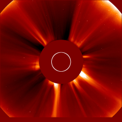 Image of solar wind