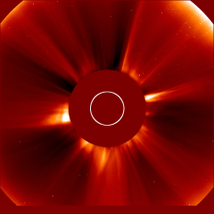 Image of solar wind