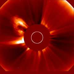 Image of solar wind