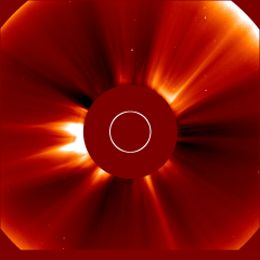 Image of solar wind