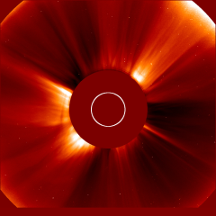 Image of solar wind