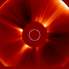 Image of solar wind