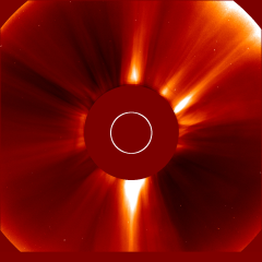 Image of solar wind