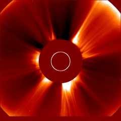 Image of solar wind