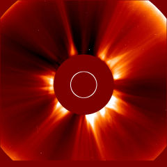 Image of solar wind