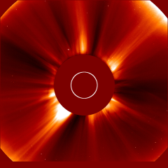 Image of solar wind