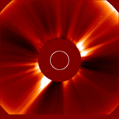 Image of solar wind