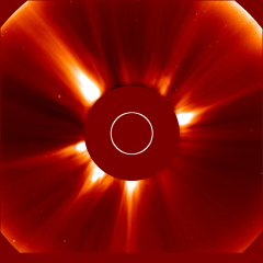 Image of solar wind