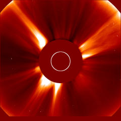 Image of solar wind