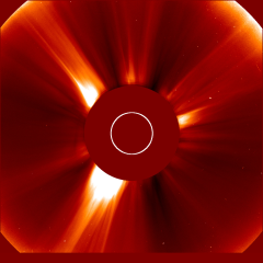 Image of solar wind