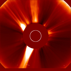 Image of solar wind