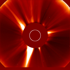 Image of solar wind