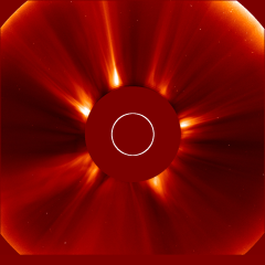 Image of solar wind