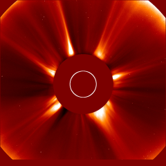 Image of solar wind