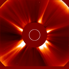 Image of solar wind