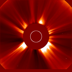 Image of solar wind