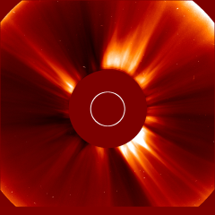 Image of solar wind