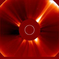 Image of solar wind