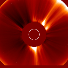 Image of solar wind