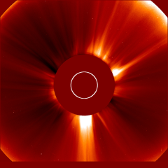 Image of solar wind