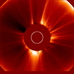 Image of solar wind